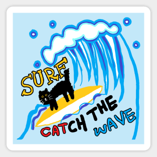 catch the wave Magnet